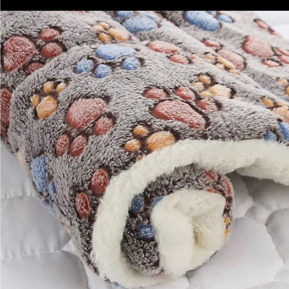 Heated Flannel Fabric Dog Bed